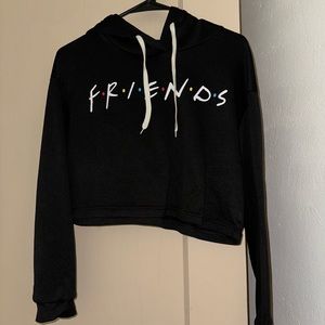 Friends Crop Hoodie